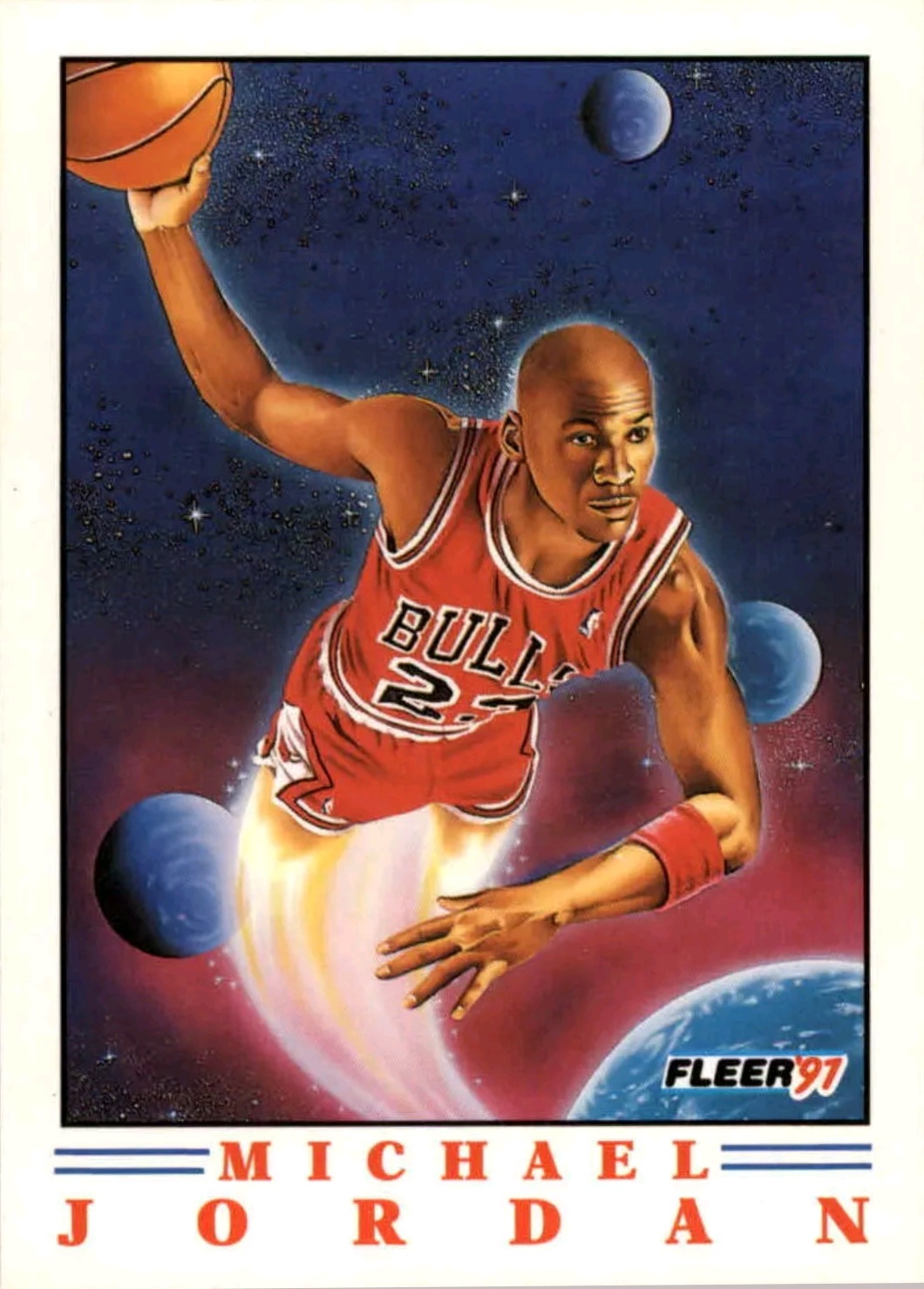 Michael Jordan 1991-92 Fleer Pro Visions #2 Basketball ...