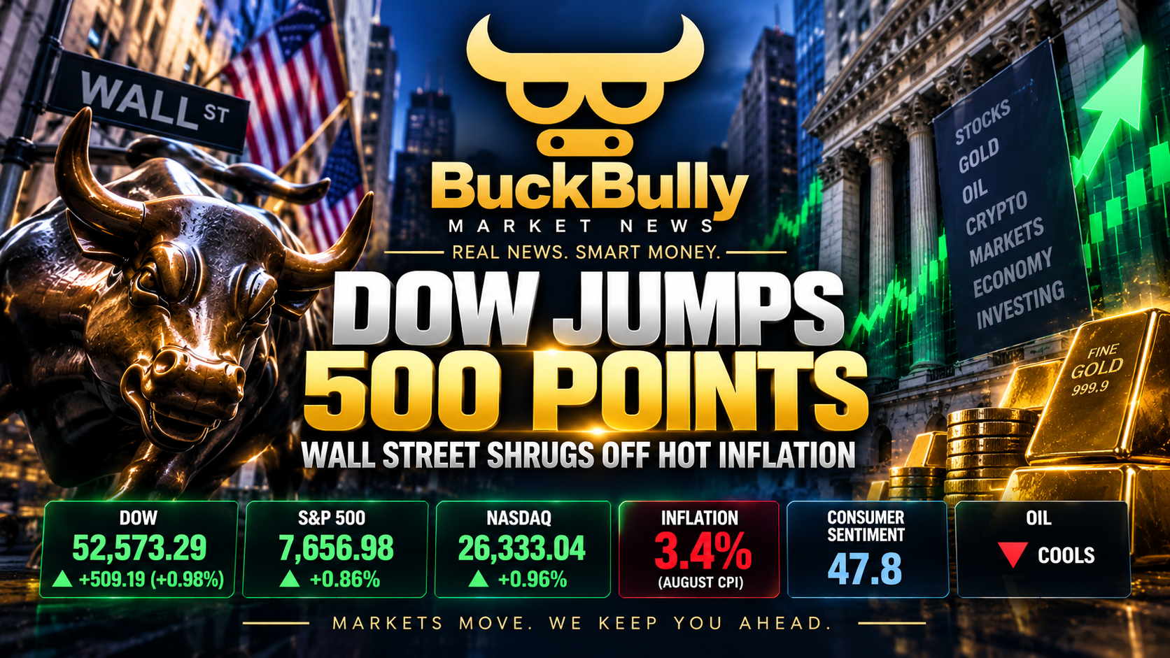 Stocks Rally Even as Inflation Heats Up