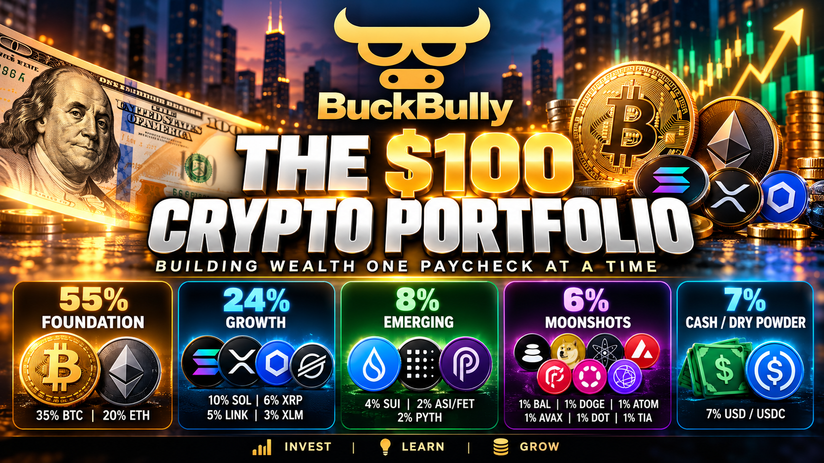 The $100 Crypto Portfolio